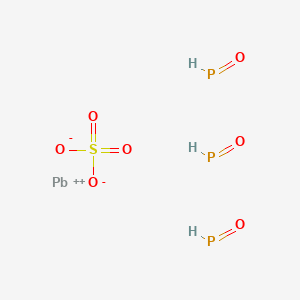 molecular formula H3O7P3PbS B13742863 Lead sulfate tribasic 