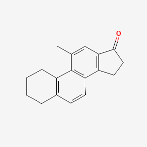 17H-Cyclopenta(a)phenanthren-17-one, 1,2,3,4,15,16-hexahydro-11-methyl-