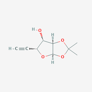 B137429 (3aR,5R,6S,6aR)-5-ethynyl-2,2-dimethyl-3a,5,6,6a-tetrahydrofuro[2,3-d][1,3]dioxol-6-ol CAS No. 127223-28-3