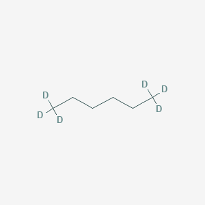 molecular formula C6H14 B13742905 Hexane-1,1,1,6,6,6-d6(8CI,9CI) 