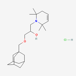 1-Pyridineethanol, 1,2,5,6-tetrahydro-alpha-(1-adamantylmethoxymethyl)-2,2,6,6-tetramethyl-, hydrochloride