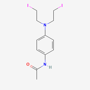 Acetanilide, 4'-bis(2-iodoethyl)amino-