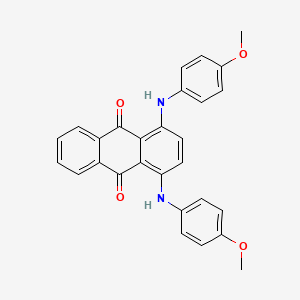 9,10-Anthracenedione, 1,4-bis[(4-methoxyphenyl)amino]-