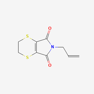 6-prop-2-enyl-2,3-dihydro-[1,4]dithiino[2,3-c]pyrrole-5,7-dione