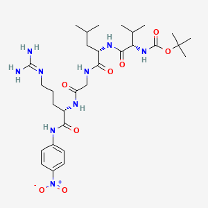 molecular formula C30H49N9O8 B1374303 Boc-Val-Leu-Gly-Arg-pNA CAS No. 68223-95-0