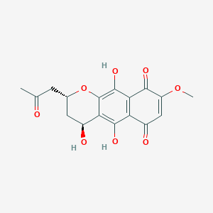 molecular formula C17H16O8 B13743064 Erythrostominone CAS No. 26153-04-8