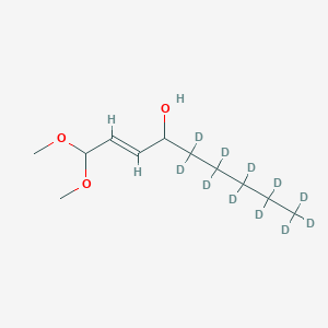 trans-4-Hydroxy-2-nonenal-5,5,6,6,7,7,8,8,9,9,9-D11 dimethyl acetal