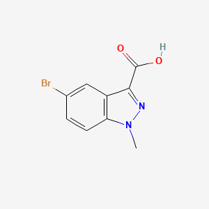 molecular formula C9H7BrN2O2 B1374308 5-Bromo-1-methyl-1H-indazole-3-carboxylic acid CAS No. 1363380-96-4