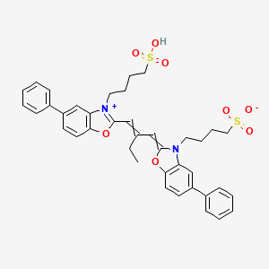 molecular formula C39H40N2O8S2 B13743088 Einecs 245-616-2 CAS No. 23368-58-3