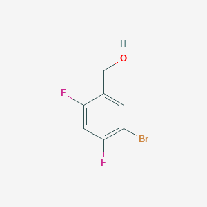 molecular formula C7H5BrF2O B1374312 (5-Bromo-2,4-difluorophenyl)methanol CAS No. 850213-59-1