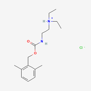 2,6-Dimethylbenzyl N-(2-(diethylamino)ethyl)carbamate hydrochloride