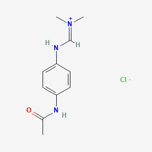 N-(p-Acetamidophenyl)-N',N'-dimethylformamidine hydrochloride