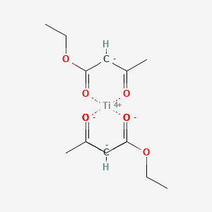 Titanium, bis[ethyl 3-(oxo-kappaO)butanoato-kappaO'][1,3-propanediolato(2-)-kappaO,kappaO']-