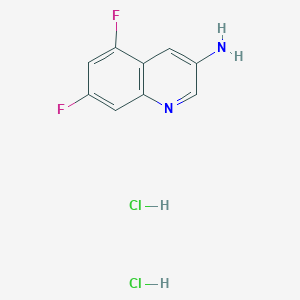 3-Amino-5,7-difluoroquinoline dihydrochloride