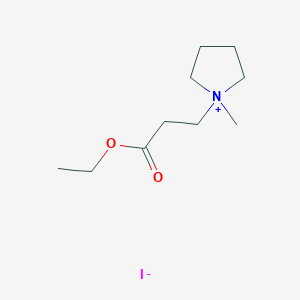 1-(2-Carboxyethyl)-1-methylpyrrolidinium iodide ethyl ester