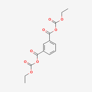 Isophthalic acid, dianhydride with diethyl bis(hydrogen carbonate)