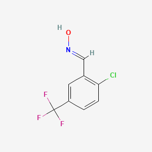 molecular formula C8H5ClF3NO B13743289 2-Chloro-5-(trifluoromethyl)benzaldehyde oxime 