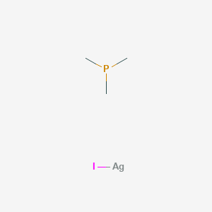 molecular formula C3H9AgIP B13743306 Iodosilver;trimethylphosphane CAS No. 12389-34-3