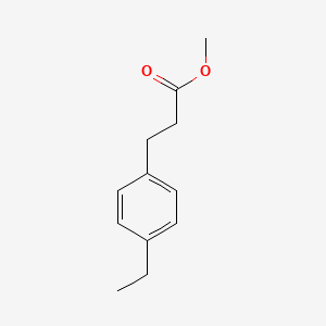 molecular formula C12H16O2 B1374331 甲基3-(4-乙基苯基)丙酸酯 CAS No. 169126-08-3