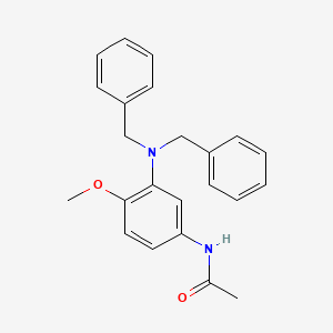 Acetamide, N-[3-[bis(phenylmethyl)amino]-4-methoxyphenyl]-