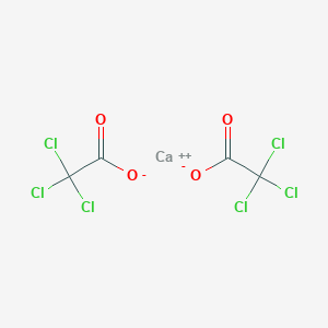 molecular formula C4CaCl6O4 B13743386 Calcium trichloroacetate CAS No. 21348-16-3