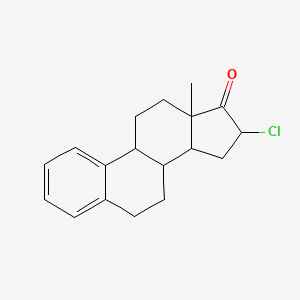 16-chloro-13-methyl-7,8,9,11,12,14,15,16-octahydro-6H-cyclopenta[a]phenanthren-17-one