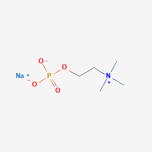 molecular formula C5H13NNaO4P B13743493 Cholinphosphate sodium salt 