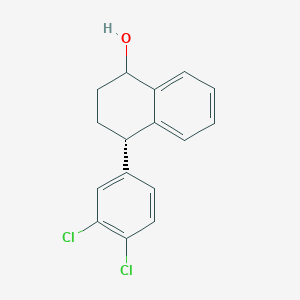 molecular formula C16H14Cl2O B137435 (S)-4-(3,4-二氯苯基)-1,2,3,4-四氢-1-萘酚（非对映异构体的混合物） CAS No. 374777-87-4