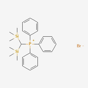 molecular formula C25H34BrPSi2 B13743517 [Bis(trimethylsilyl)methyl]triphenylphosphonium bromide 