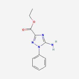 ethyl 5-amino-1-phenyl-1,2,4-triazole-3-carboxylate