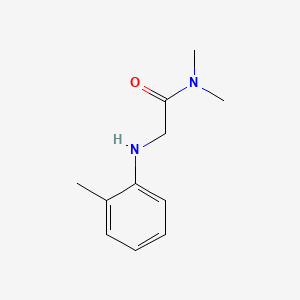 molecular formula C11H16N2O B13743568 N,N-dimethyl-2-(2-methylanilino)acetamide CAS No. 104097-07-6