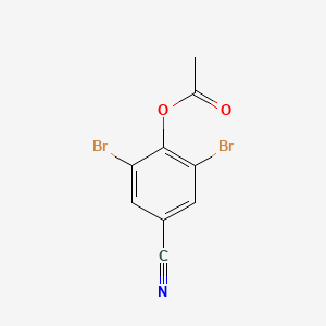 4-Acetoxy-3,5-dibromobenzonitrile