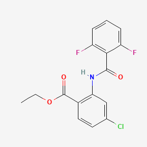 Ethyl 4-chloro-2-(2,6-difluorobenzamido)benzoate