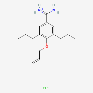 4-Allyloxy-3,5-dipropylbenzamidine hydrochloride