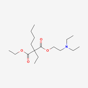 1-O-[2-(diethylamino)ethyl] 3-O-ethyl 2-butyl-2-ethylpropanedioate