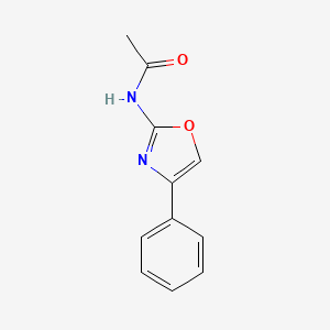 molecular formula C11H10N2O2 B13743754 Acetamide, N-(4-phenyl-2-oxazolyl)- CAS No. 35629-38-0