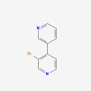 molecular formula C10H7BrN2 B1374377 3-Bromo-4-(pyridin-3-yl)pyridine CAS No. 1356406-39-7