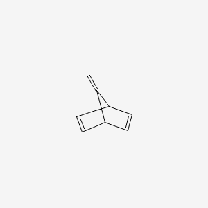 molecular formula C8H8 B13743811 Bicyclo(2.2.1)hepta-2,5-diene, 7-methylene- CAS No. 37846-63-2