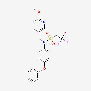 2,2,2-Trifluoro-N-[(6-methoxy-3-pyridinyl)methyl]-N-(4-phenoxyphenyl)-ethanesulfonamide