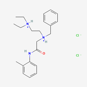 2-(Benzyl(2-(diethylamino)ethyl)amino)-o-acetotoluidide dihydrochloride