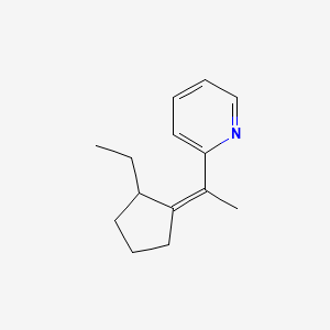 2-[(1Z)-1-(2-ethylcyclopentylidene)ethyl]pyridine