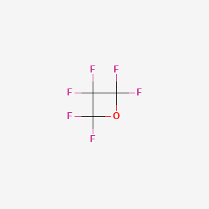 molecular formula C3F6O B13743953 Oxetane, hexafluoro- CAS No. 425-82-1