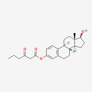 Estra-1,3,5(10)-triene-3,17beta-diol mono(3-oxohexanoate)