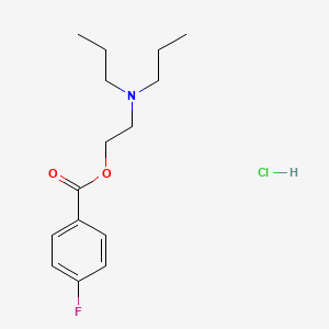 Dipropylaminoethyl p-fluorobenzoate hydrochloride