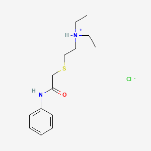 2-(2-(Diethylamino)ethyl)thioacetanilide hydrochloride