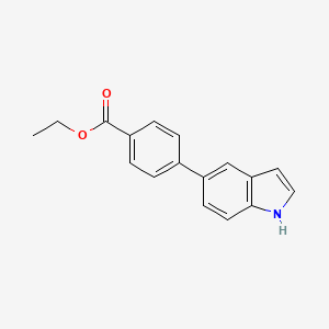 ethyl 4-(1H-indol-5-yl)benzoate