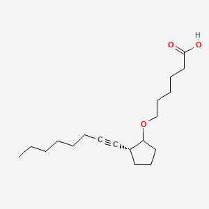 6-[(2R)-2-oct-1-ynylcyclopentyl]oxyhexanoic acid