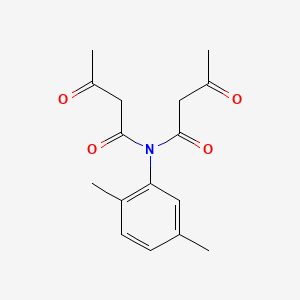 N-(2,5-dimethylphenyl)-3-oxo-N-(3-oxobutanoyl)butanamide