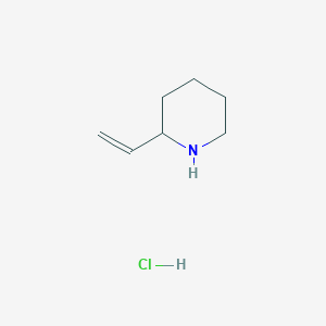 molecular formula C7H14ClN B1374415 盐酸 2-乙烯基哌啶 CAS No. 1803608-65-2