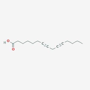 molecular formula C15H22O2 B13744176 7,10-Pentadecadiynoic acid CAS No. 22117-06-2